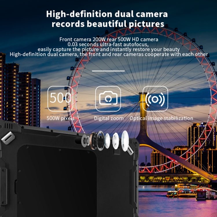 IP67 Waterproof Shockproof Dustproof, Windows10 Intel Pentium J4205 Quad Core, Support GPS/WiFi/BT/NFC, X4 8GB+128GB - ORIWHIZ
