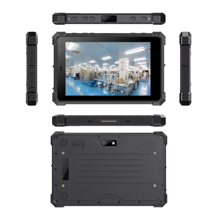 IP68 Waterproof Shockproof Dustproof, Android 10.0 MT6771 Octa Core, Support GPS/WiFi/BT/NFC, UK Plug, 8 inch 4GB+64GB - ORIWHIZ