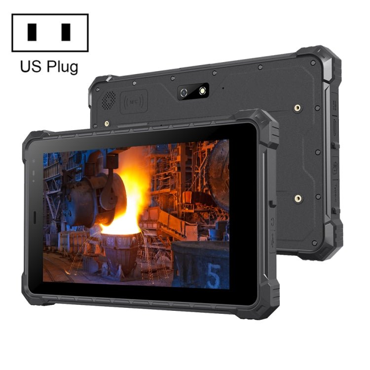 IP68 Waterproof Shockproof Dustproof, Android 10.0 MT6771 Octa Core, Support GPS/WiFi/BT/NFC, UK Plug, 8 inch 4GB+64GB - ORIWHIZ
