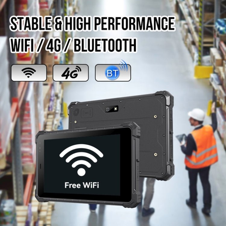 IP68 Waterproof Shockproof Dustproof, Android 10.0 MT6771 Octa Core, Support GPS/WiFi/BT/NFC, UK Plug, 8 inch 4GB+64GB - ORIWHIZ
