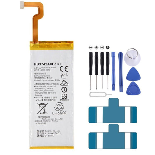 iPartsBuy HB3742A0EZC+ High Quality 2200mAh Rechargeable Li - Polymer Battery for Huawei P8 Lite, For Huawei P8 Lite - ORIWHIZ