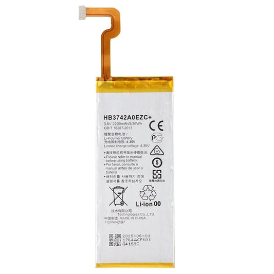 iPartsBuy HB3742A0EZC+ High Quality 2200mAh Rechargeable Li - Polymer Battery for Huawei P8 Lite, For Huawei P8 Lite - ORIWHIZ