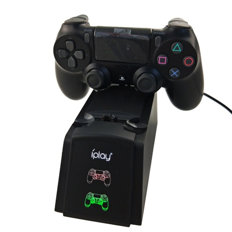 iplay Dual Port Charging Dock Station Stand / Controller Charging Stand for For Sony Playstation 4 PS4 & Slim PS4 Pro with LED Display Indicator Screen, HBP - 119 - ORIWHIZiplaySony AccessoriesSony Accessories Charger & Power