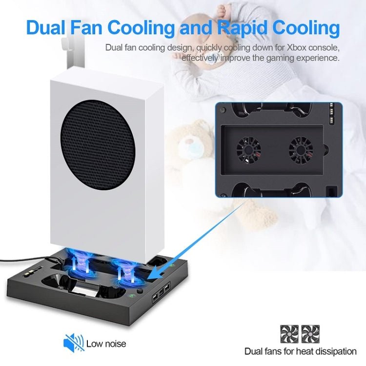 Iplay For Xbox Series S Host Cooling Bracket Handle Charging Base - ORIWHIZiplayMicroSoft AccessoriesMicroSoft Accessories Holder