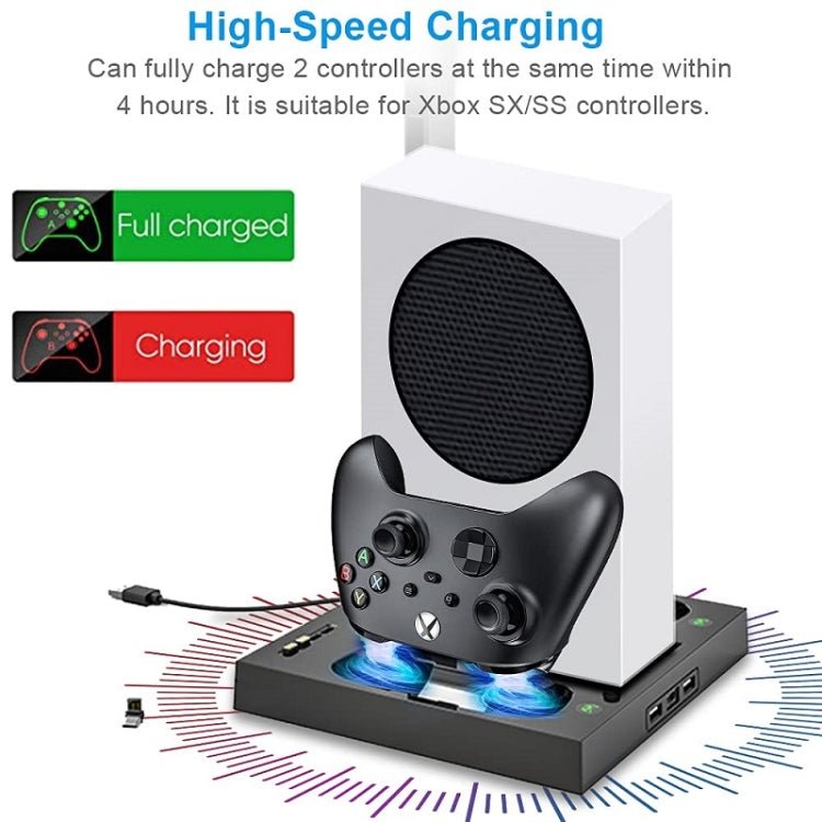 Iplay For Xbox Series S Host Cooling Bracket Handle Charging Base - ORIWHIZiplayMicroSoft AccessoriesMicroSoft Accessories Holder