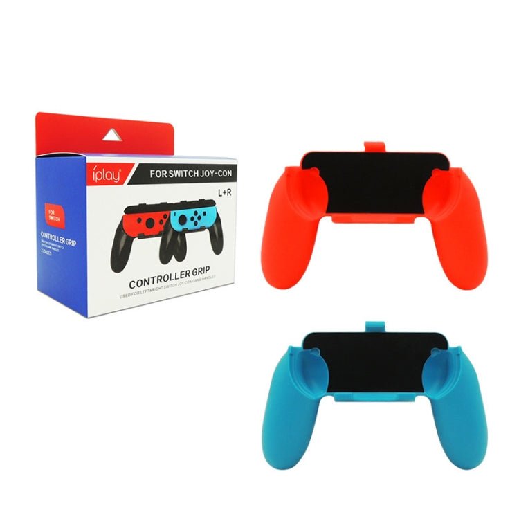 IPLAY Game Console Left & Right Handles For Nintendo Switch, HB - S004(Black), HB - S004(Red Blue) - ORIWHIZIPLAYNintendo AccessoriesNintendo Accessories Gamepads