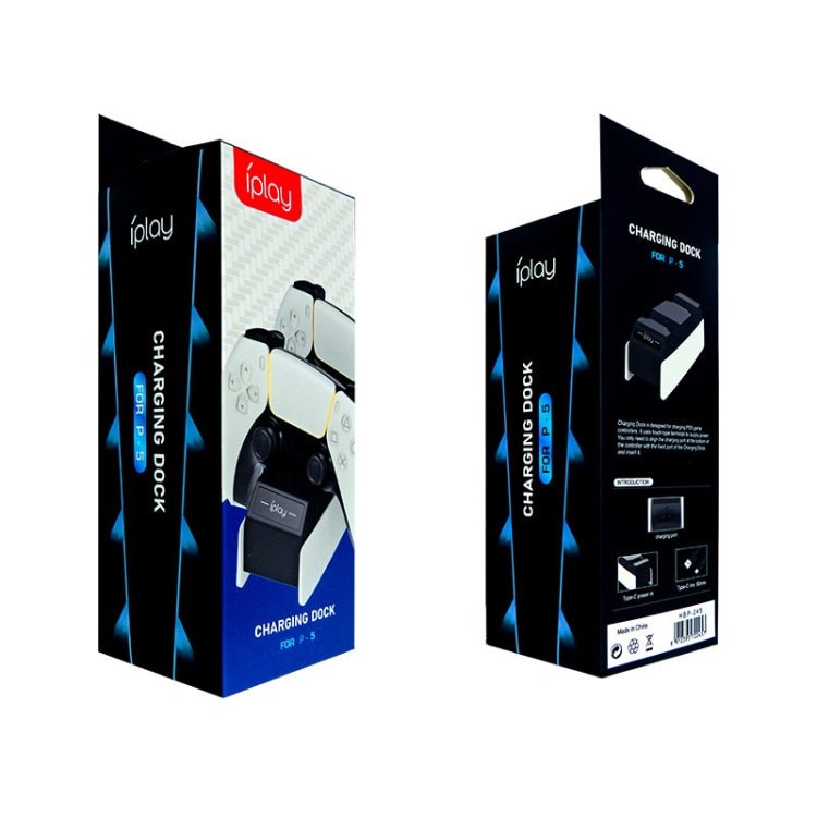 iPlay HBP - 245 Game Controller Dual Seat Charger For PS5, HBP - 245 - ORIWHIZiplaySony AccessoriesSony Accessories Charger & Power