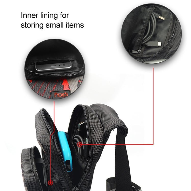 iplay HBS - 167 Portable Shoulder Crossbody Storage Bag for Nintendo Switch, HBS - 167 - ORIWHIZiplayNintendo AccessoriesNintendo Accessories Bags