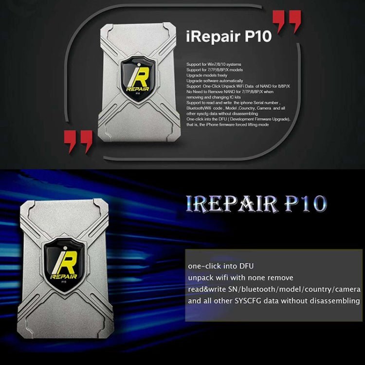 iRepair BOX P10 iD Box NAND Programmer No Disassembly Required Hard Disk, iRepair BOX P10 - ORIWHIZ