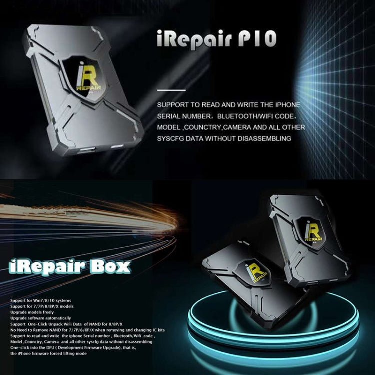 iRepair BOX P10 iD Box NAND Programmer No Disassembly Required Hard Disk, iRepair BOX P10 - ORIWHIZ