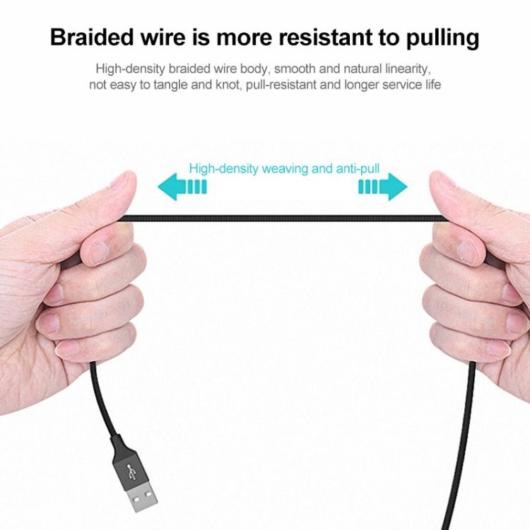 IVON CA52 2.4A USB to Type - C + Micro USB 2 in 1 Charging Sync Data Cable, Length: 1m, Type - C + Micro USB - ORIWHIZ