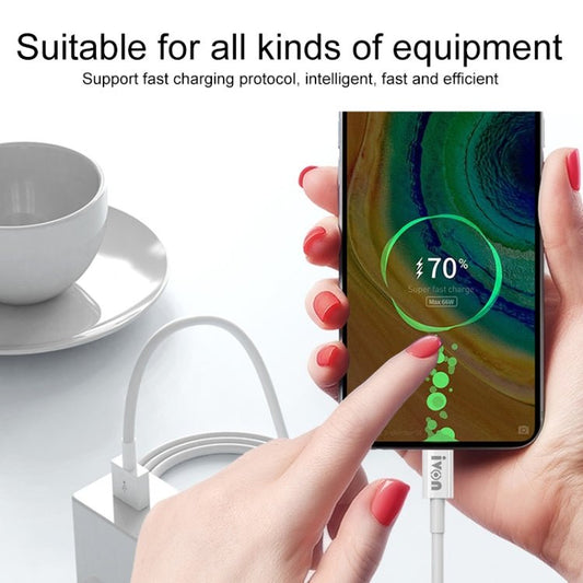 IVON CA70 Micro USB Fast Charging Data Cable, Length: 2m, Micro USB, Length: 2m - ORIWHIZ
