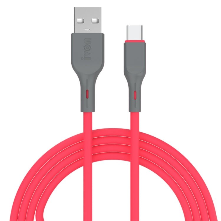 IVON CA78 2.4A Type - C / USB - C Fast Charging Data Cable, Length: 1m, Type - C - ORIWHIZ
