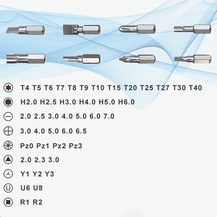 JAKEMY JM - 6124 48 in 1 Precise Mini Screwdriver Set, JM - 6124 - ORIWHIZ