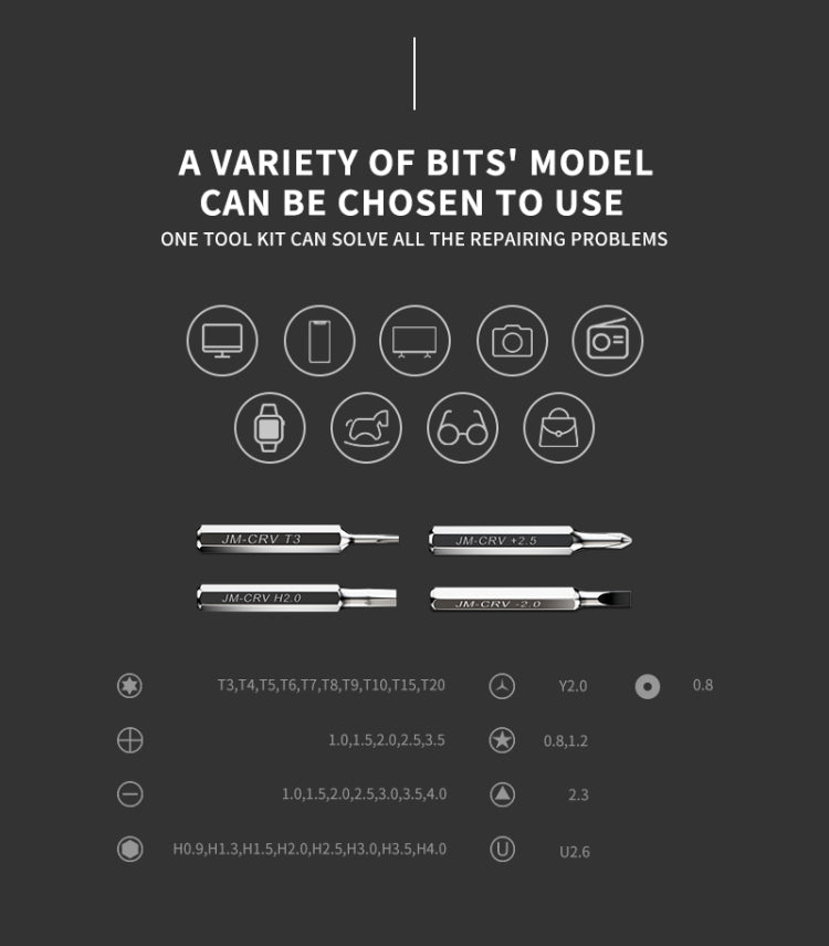 JAKEMY JM - P13 54 in 1 Professional Repair Screwdriver Tool Kit, JM - P13 - ORIWHIZ
