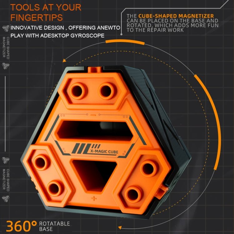 JAKEMY JM - Z21 Cube Shaped Screwdriver Magnetizer/Demagnetizer - ORIWHIZ