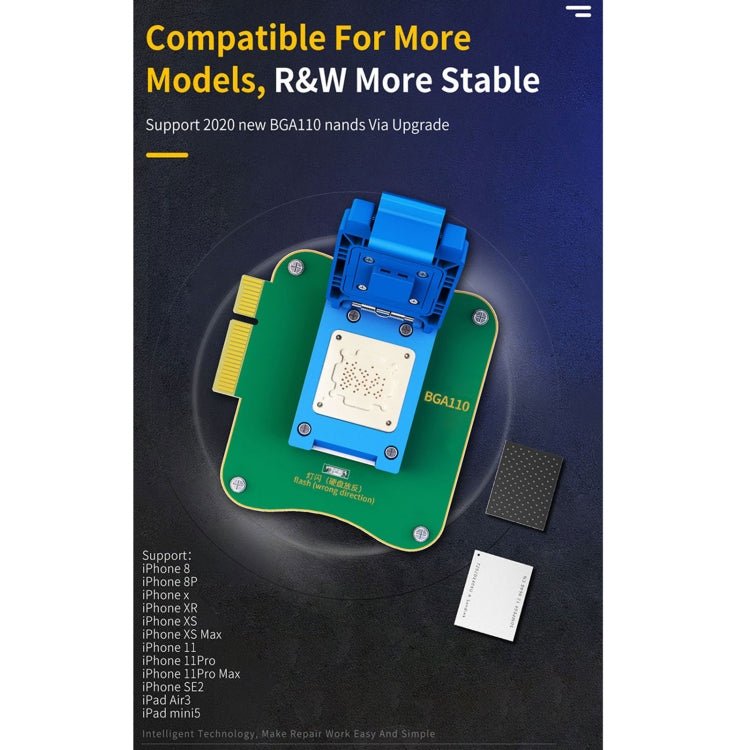 JC BGA110 Nand Module For iPhone 8 ~ 11 Pro Max, JC BGA110 - ORIWHIZ