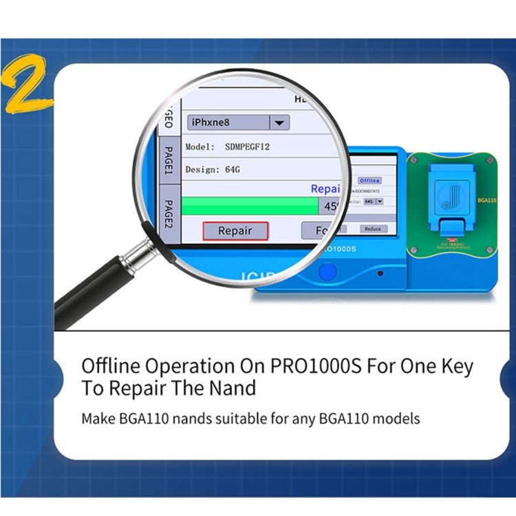 JC BGA110 Nand Module For iPhone 8 ~ 11 Pro Max, JC BGA110 - ORIWHIZ