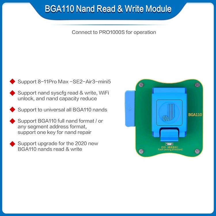 JC BGA110 Nand Module For iPhone 8 ~ 11 Pro Max, JC BGA110 - ORIWHIZ