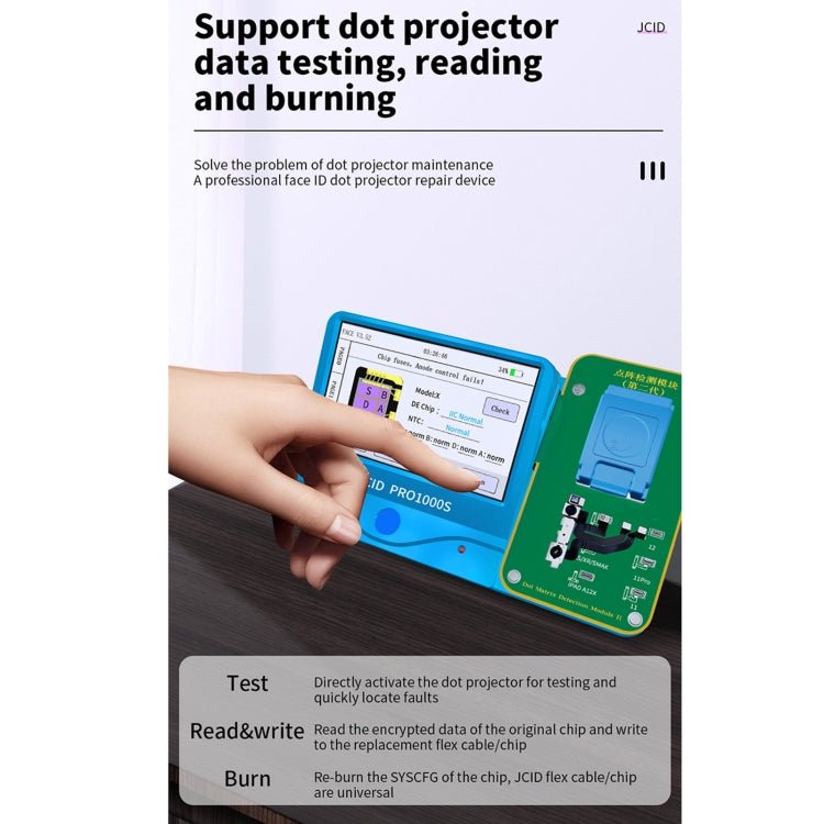 JC F2 Dot Matrix Module Testing 2nd Gen For iPhone X~12 Series, JC F2 - ORIWHIZ