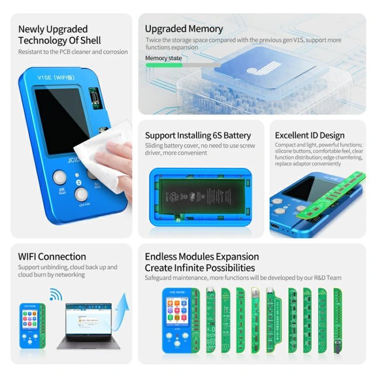 JC V1SE Mobile Phone Code Reading Programmer Set For iPhone, V1SE Programmer Set - ORIWHIZ