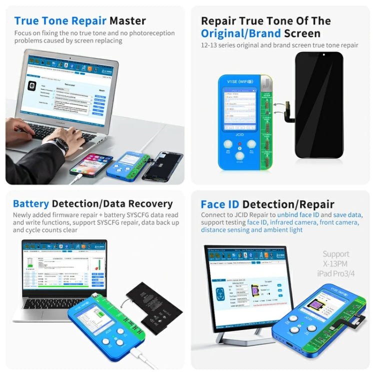 JC V1SE Mobile Phone Code Reading Programmer Set For iPhone, V1SE Programmer Set - ORIWHIZ