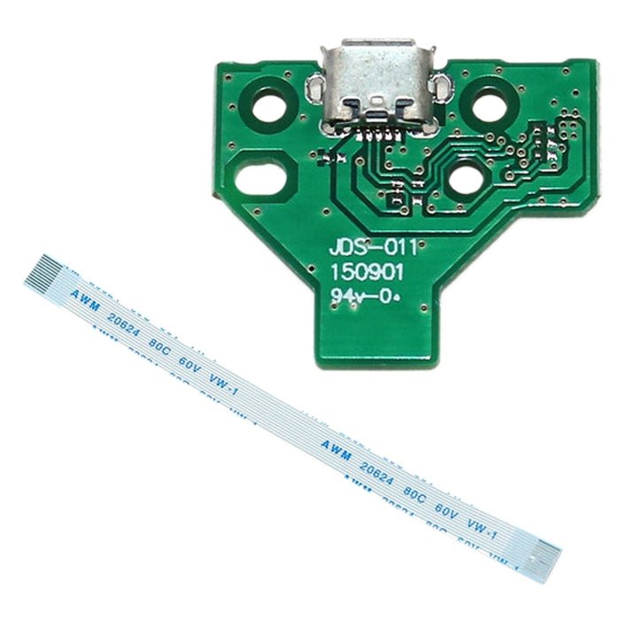 JCD JDS - 011 USB Charging Port Board with 12 Pin FPC Flex Cable For PS4, JCD JDS - 011 - ORIWHIZ