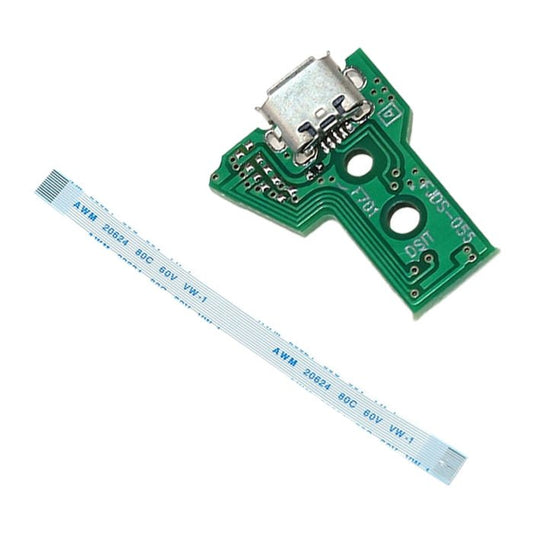 JCD JDS - 055 USB Charging Port Board with 12 Pin FPC Flex Cable For PS4, JCD JDS - 055 - ORIWHIZ
