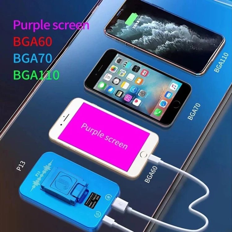 JCID P13 Nand Read Write Programmer DFU Purple Screen Tool For iPhone 6 to 13 Pro Max, JCID P13 - ORIWHIZ