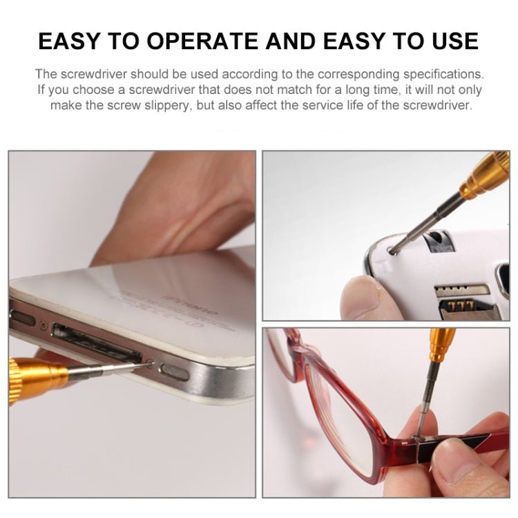 JF - 658 - 1.5 Metal Mobile Phone Repair Tool Phillips Screwdriver, 1.5 Cross - ORIWHIZ