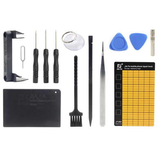 JF - 8147 14 in 1 Metal + Plastic iPhone Dedicated Disassemble Repair Tool Kit, JF - 8147 - ORIWHIZ