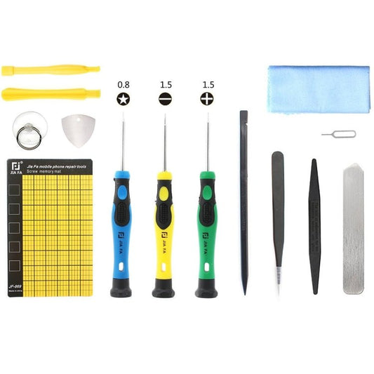 JIAFA JF - 8105 14 in 1 Repair Tool Set for iPhone and Samsung, JF - 8105 - ORIWHIZ