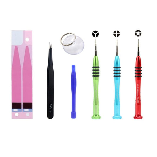 JIAFA JF - 8163 7 in 1 Battery Repair Tool Set for iPhone 8, For 8 - ORIWHIZ