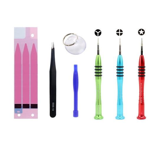 JIAFA JF - 8163 7 in 1 Battery Repair Tool Set for iPhone 8 Plus, For 8P - ORIWHIZ