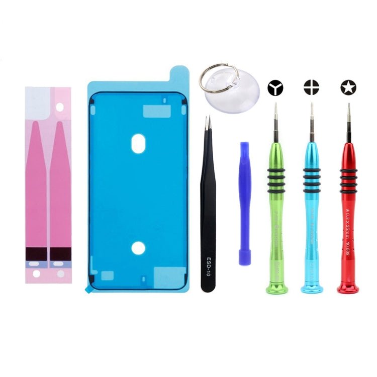 JIAFA JF - 8164 8 in 1 Battery Repair Tool Set for iPhone 8, For 8 - ORIWHIZ
