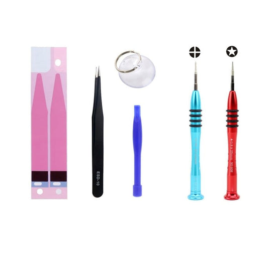 JIAFA JF - 8165 6 in 1 Battery Repair Tool Set for iPhone SE & 5s & 5c & 5, JF - 8165 - ORIWHIZ