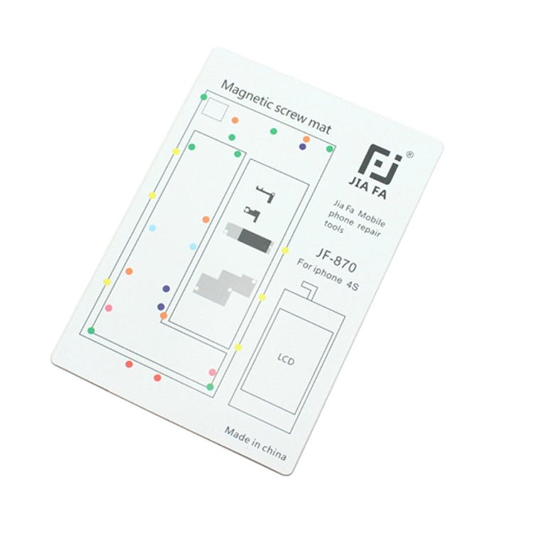 JIAFA Magnetic Screws Mat for iPhone 4S, For 4S - ORIWHIZ