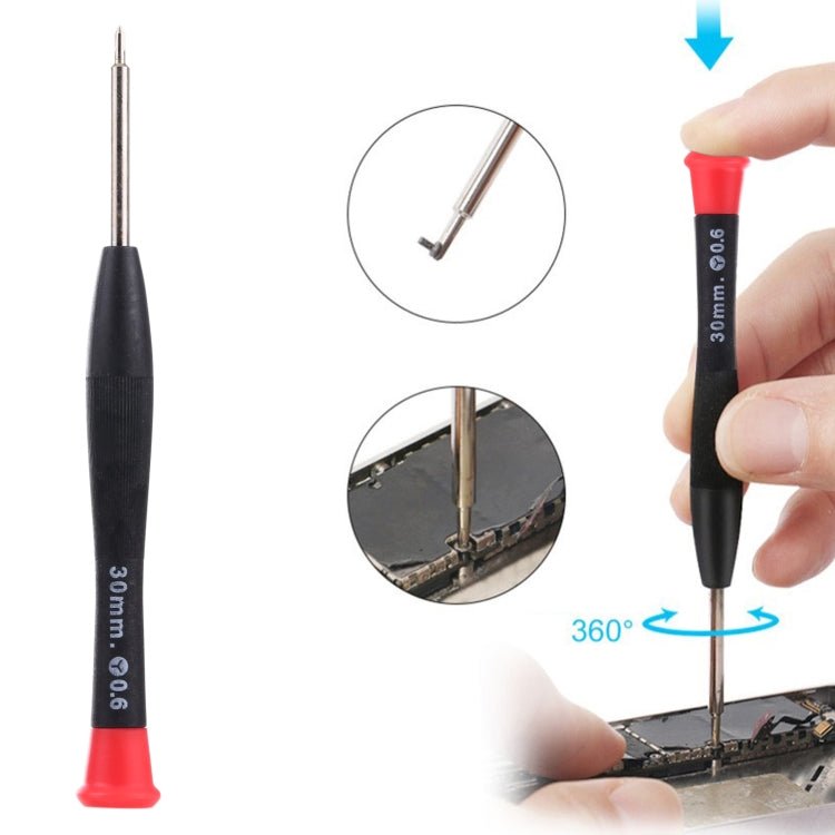 JIAFA Mobile Phone Repair Screwdriver, Size: Y0.6, Y0.6 (Red) - ORIWHIZ