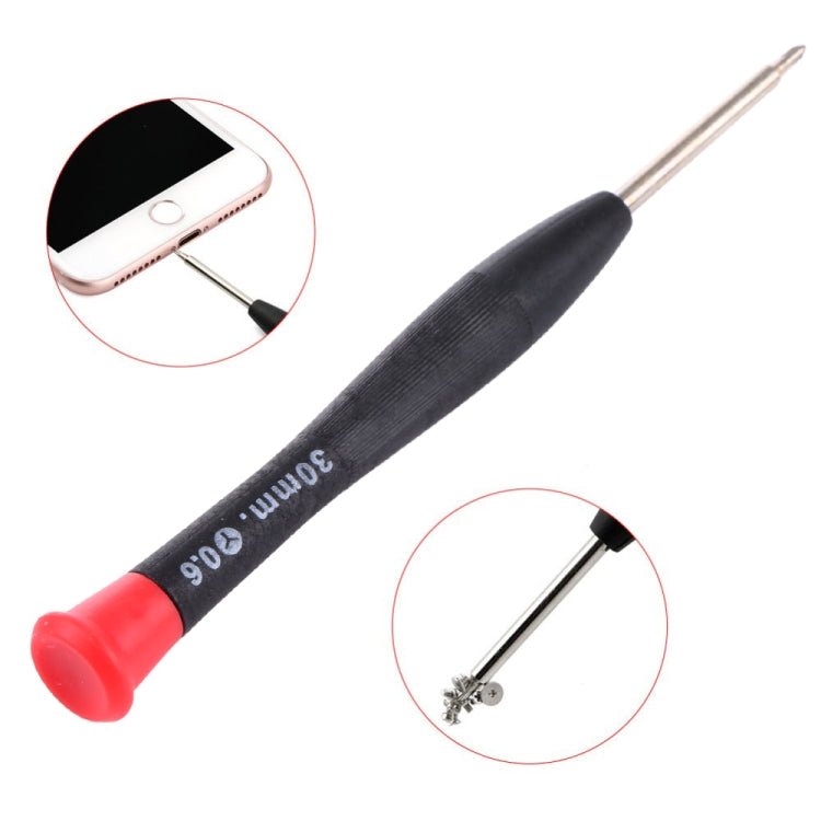JIAFA Mobile Phone Repair Screwdriver, Size: Y0.6, Y0.6 (Red) - ORIWHIZ