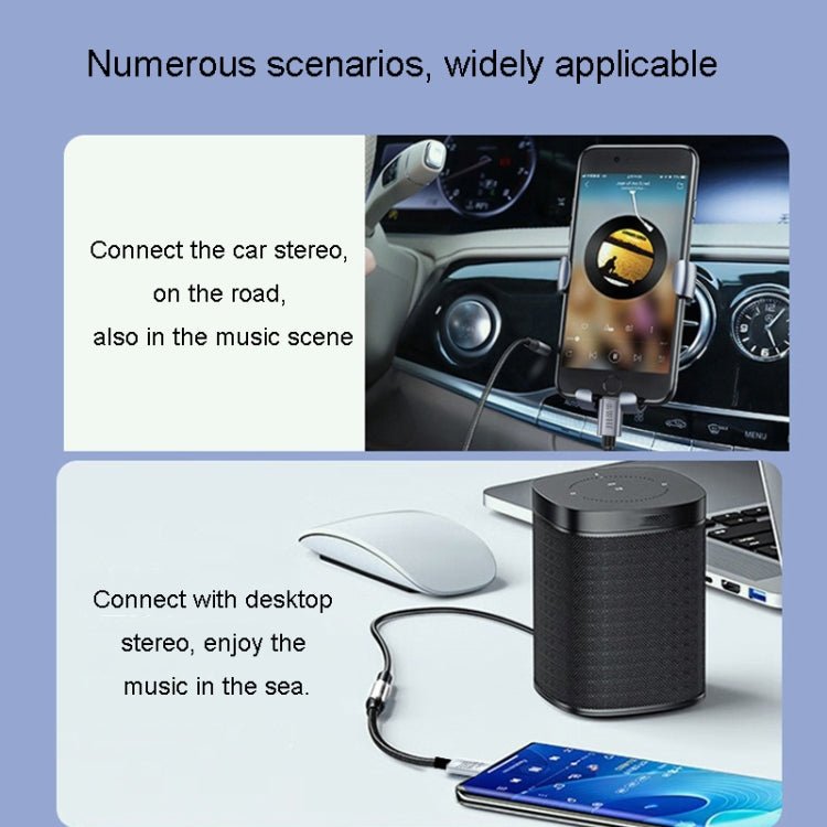 JINGHUA Type - C To 3.5mm Audio Adapter Cable Type - C Headphone Adapter Cable, Analog Model, Digital Model - ORIWHIZ
