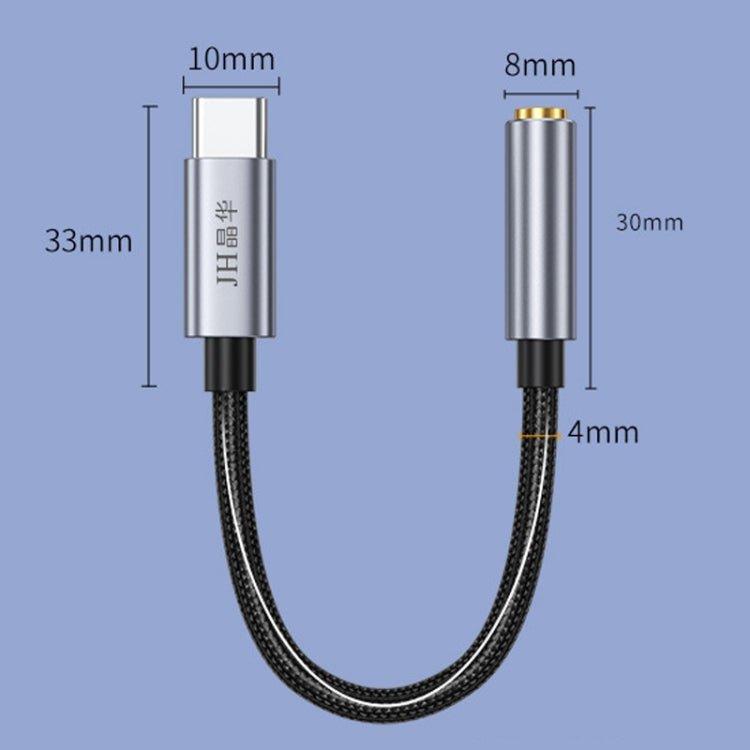 JINGHUA Type - C To 3.5mm Audio Adapter Cable Type - C Headphone Adapter Cable, Analog Model, Digital Model - ORIWHIZ