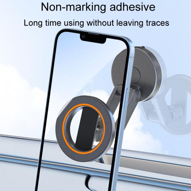 JK - 319 Universal Foldable Car Cell Phone Holder Car Dashboard Rotating Magnetic Navigation Mount - ORIWHIZ