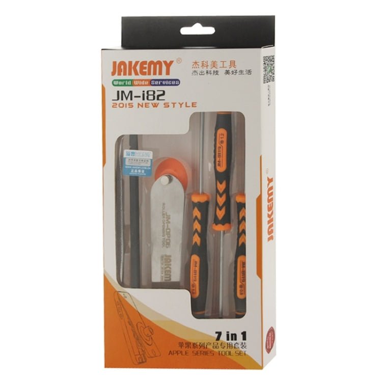 JM - i82 7 in 1 Professional Screwdriver Set Spudger Prying Opening Tool Kit for Mobile Phone / Tablets Repair, JM - i82 - ORIWHIZ