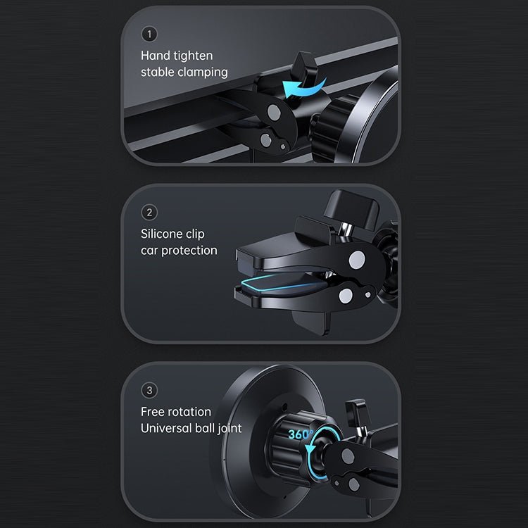 JOYROOM JR - ZS240 15W Max Car Magnetic Wireless Charge Holder, JR - ZS240 - ORIWHIZ