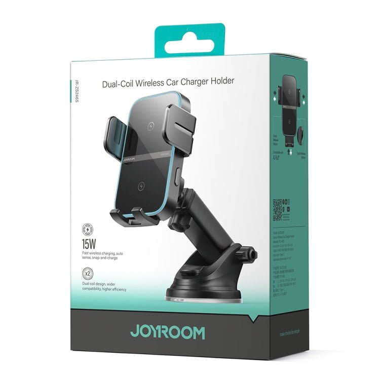 JOYROOM JR - ZS246S Car Instrument Platform Wireless Charger Phone Holder, JR - ZS246S - ORIWHIZ