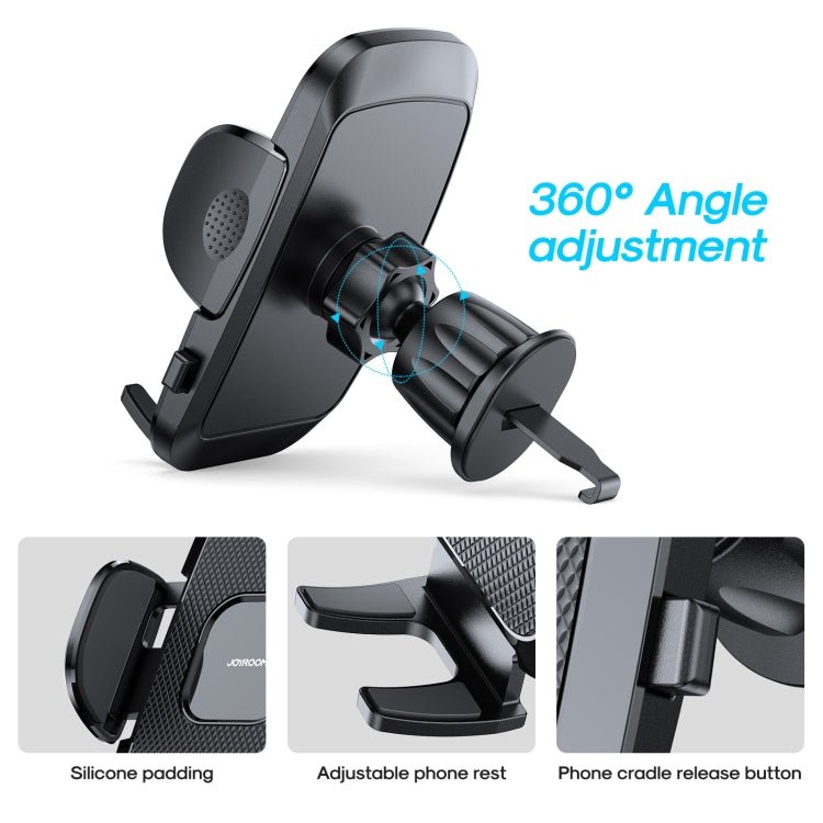 JOYROOM JR - ZS259 360 - degree Rotating Stretching Mechanical Car Holder for 4.7 - 6.9 inch Mobile Phones, Air Vent, Dashboard - ORIWHIZ