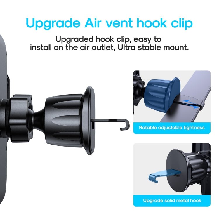 JOYROOM JR - ZS259 360 - degree Rotating Stretching Mechanical Car Holder for 4.7 - 6.9 inch Mobile Phones, Air Vent, Dashboard - ORIWHIZ