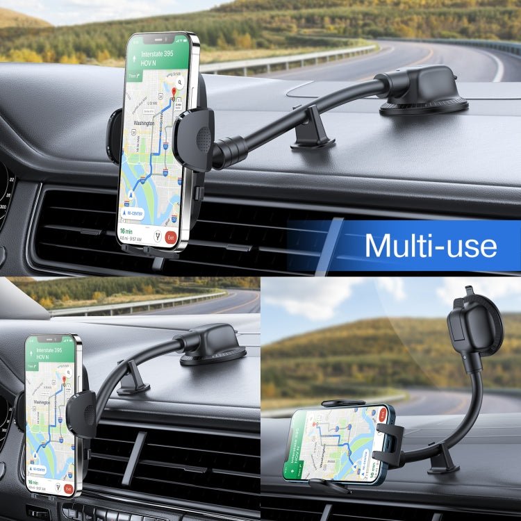 JOYROOM JR - ZS259 360 Degree Rotation Mechanical Car Holder, Style: Long Arm Sucker, JR - ZS259 - ORIWHIZ