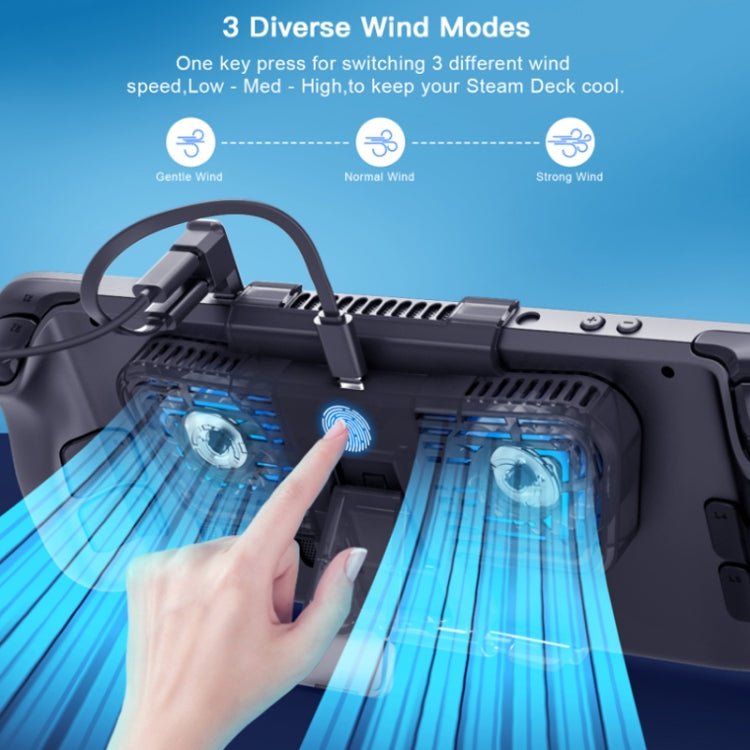JYS For Steam Deck/Switch/OLED Game Console Cooling Fan With Bracket, JYS - SD006 - ORIWHIZNintendo AccessoriesNintendo Accessories HolderToys & Hobbies