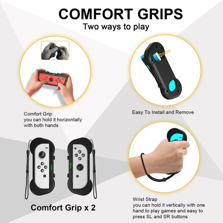 JYS JYS - NS241 12 In 1 Game Somatosensory Motion Accessories Set For Nintendo Switch, JYS 12 In 1 - ORIWHIZJYSNintendo AccessoriesNintendo Accessories Others